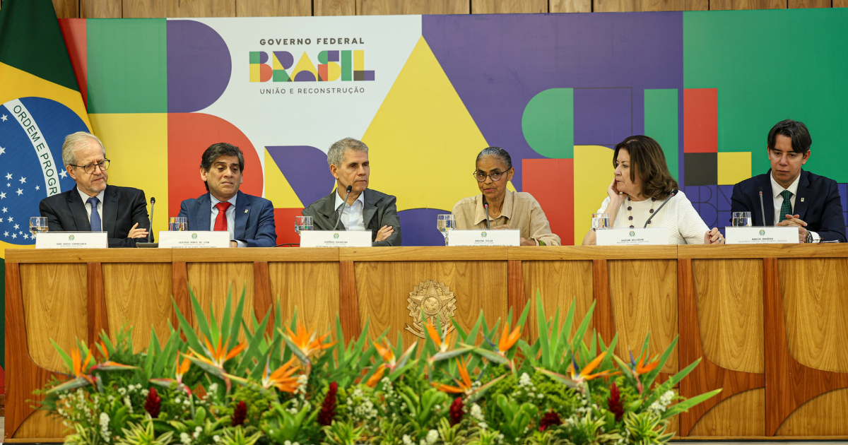 Foto: Marcelo Camargo/<a href="https://agenciabrasil.ebc.com.br/foto/2025-08/coletiva-sobre-o-pl-do-licenciamento-ambiental-1754670779-1" target="_blank">Agência Brasil</a>