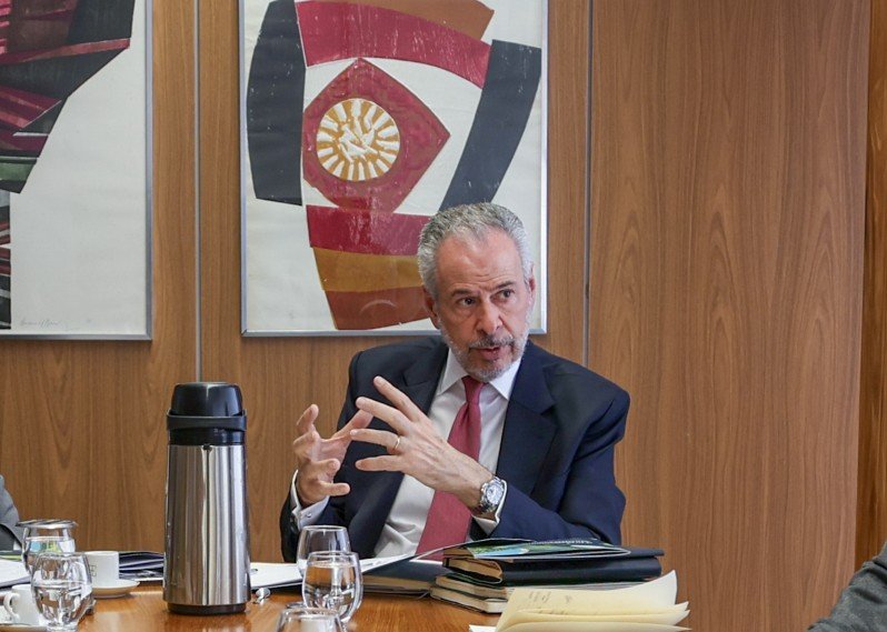 Reunião da presidência da COP30 com representantes do setor florestal (Foto: Felipe Werneck/COP30)
