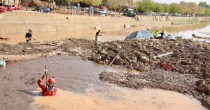 Evento climático extremo que ocorreu em Valência já considerado o pior da história moderna espanhola e sinaliza que ações de adaptação climática já deveriam ser prioridade. Foto: Reprodução/Flickr Unidade Militar de Emergências da Espanha